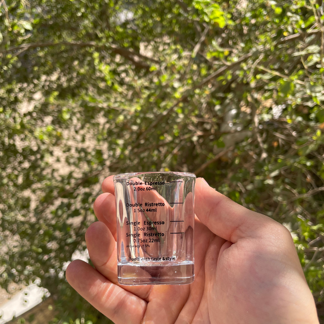 Espresso Measuring Glass Cup