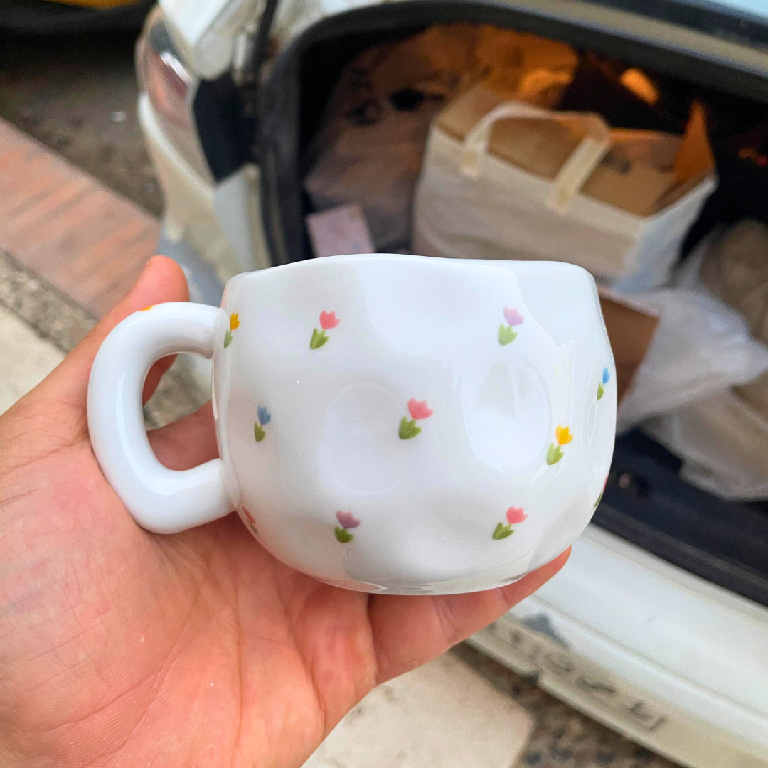 كوب زهرة صغيرة