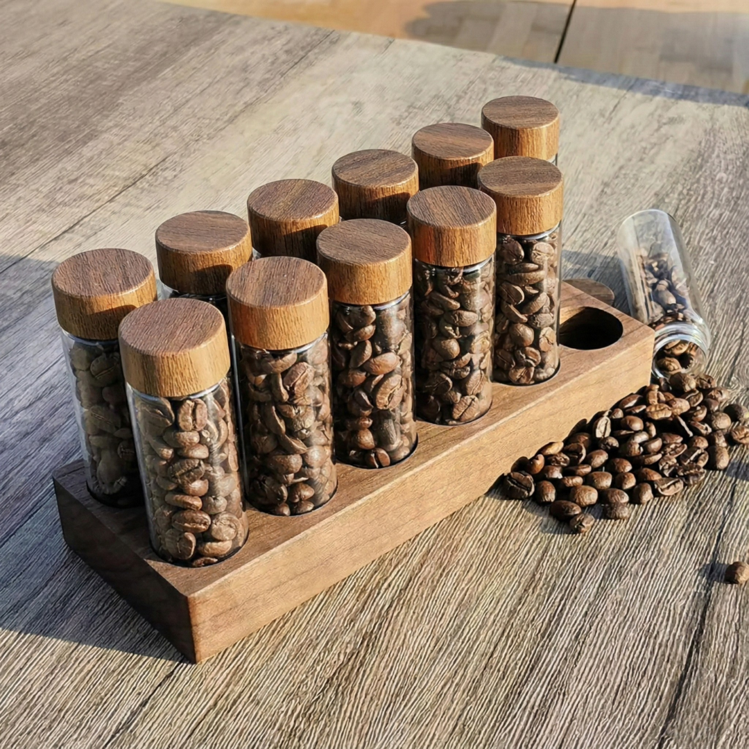 تخزين حاويات القهوة