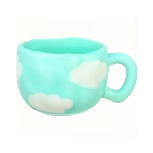 كوب أزرق سماوي